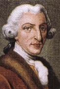 Johann Wolfgang von Goethe the composer of rule britannia oil painting